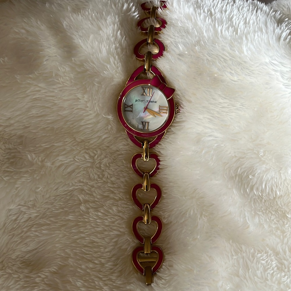 Betsey xoxo watch , Pink